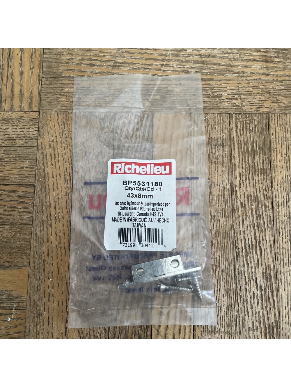 Heavy-Duty Double Ball Catch Richelieu BP5531180 43x8mm